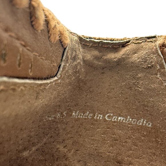 Dolce Vita Jhenee Leather Perforated Chunky Chain Espadrille Perf Women's sz 8.5 - Picture 9 of 11